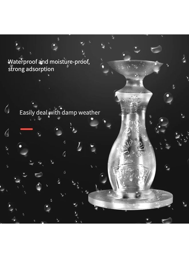 5 قطع من مثبتات الأبواب السيليكونية الشفافة تمنع الاصطدامات وهادئة لجميع الأبواب - Image 5