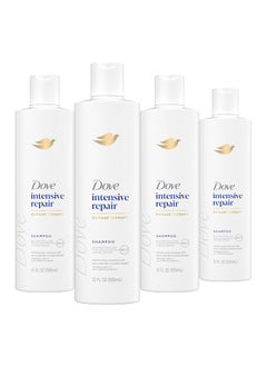 Dove Dove Shampoo 4 count Intensive Repair for Damaged Hair with Bio-Protein Care Technology and Amino Serum 12 Fl Oz 