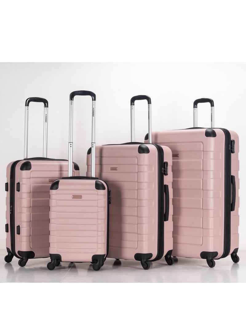 Stargold Suitcase Set of 4 PCS ABS Hardside Travel Luggage Bag - Image 1