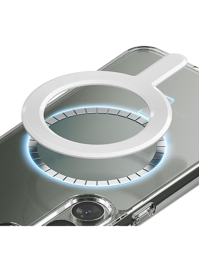 Sinjimoru Universal Magnet Sticker For All Smartphones & Iphone Series (White) - Image 1