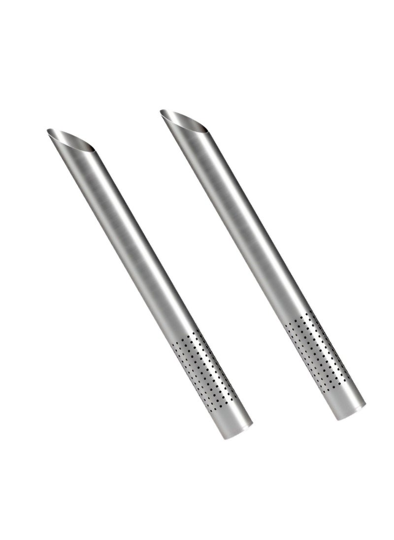 Awm Set of 2 16.5cm Pipeline Strainer Durable Stainless Steel  - Image 1
