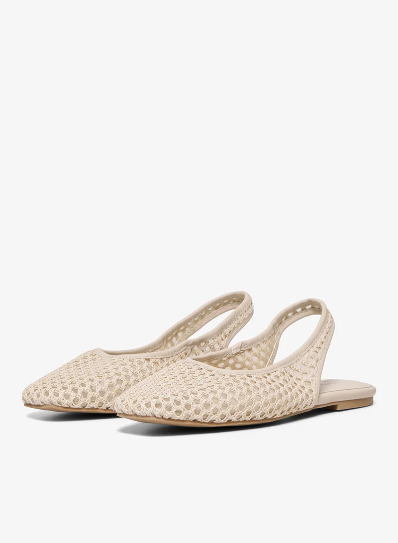 Only Casual Slingback Ballerinas