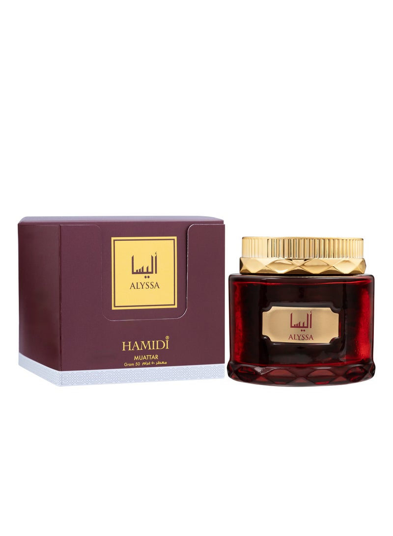 Hamidi Bakhoor Natural Muattar Alyssa 50gm - Image 3