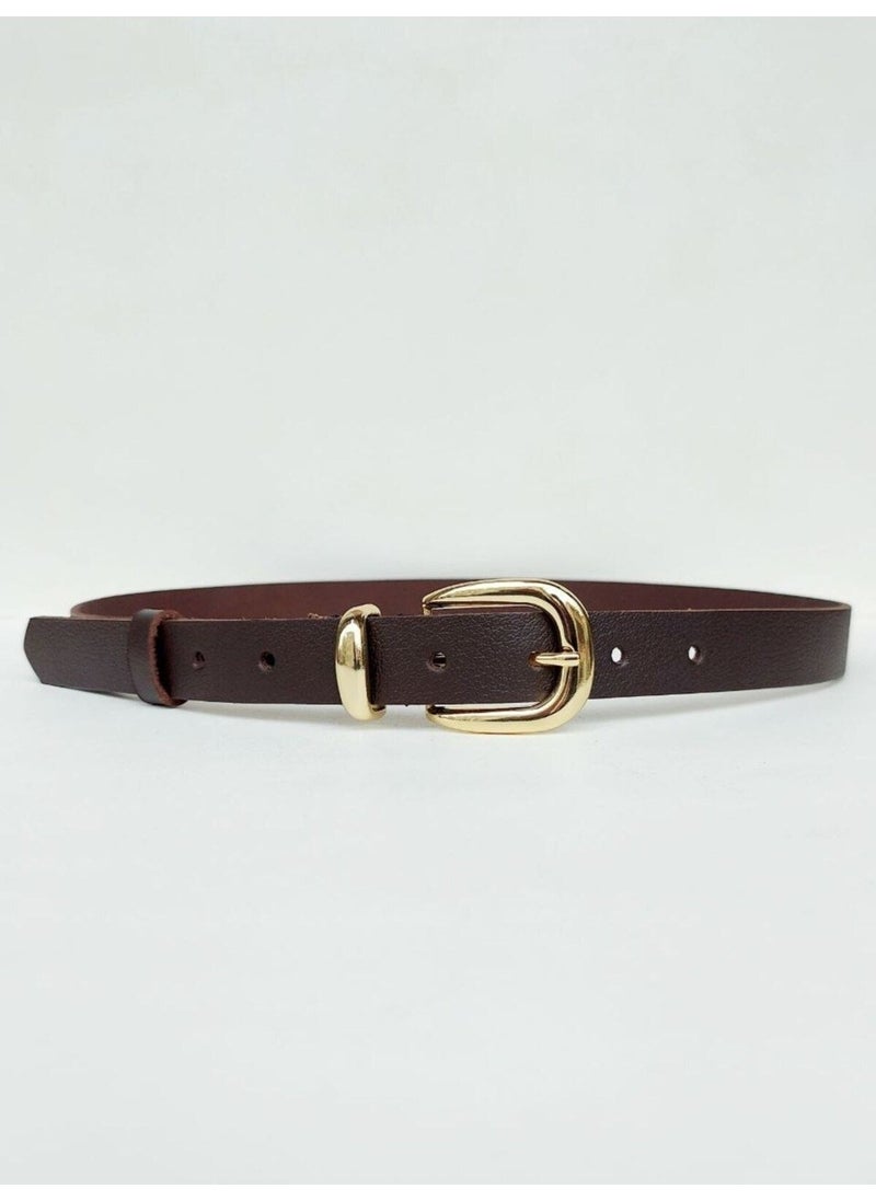 Gold Buckle Women's Brown Belt Type 2 Brown Leather - pzsku/ZBAE42A5FEB9A23A04F7FZ/45/_/1735914051/beefc99d-2e64-4203-9556-bce624435185