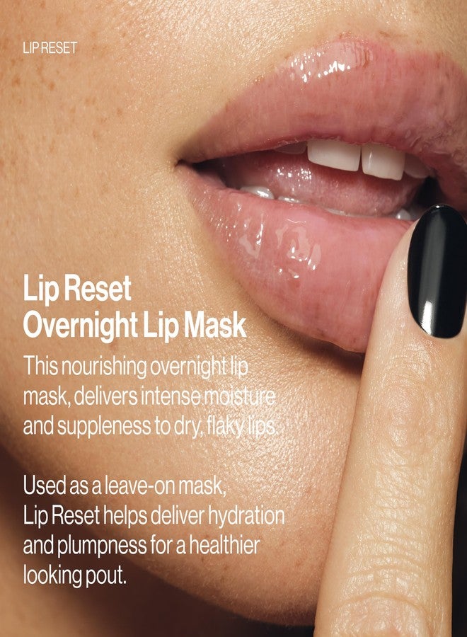 MAKE Beauty Lip Reset Overnight Lip Mask. Nourishing, Hydrating Lip Treatment for Dry, Flaky Lips. Plumps, Softens, and Smooths. Solar Citron Flavor - Image 2