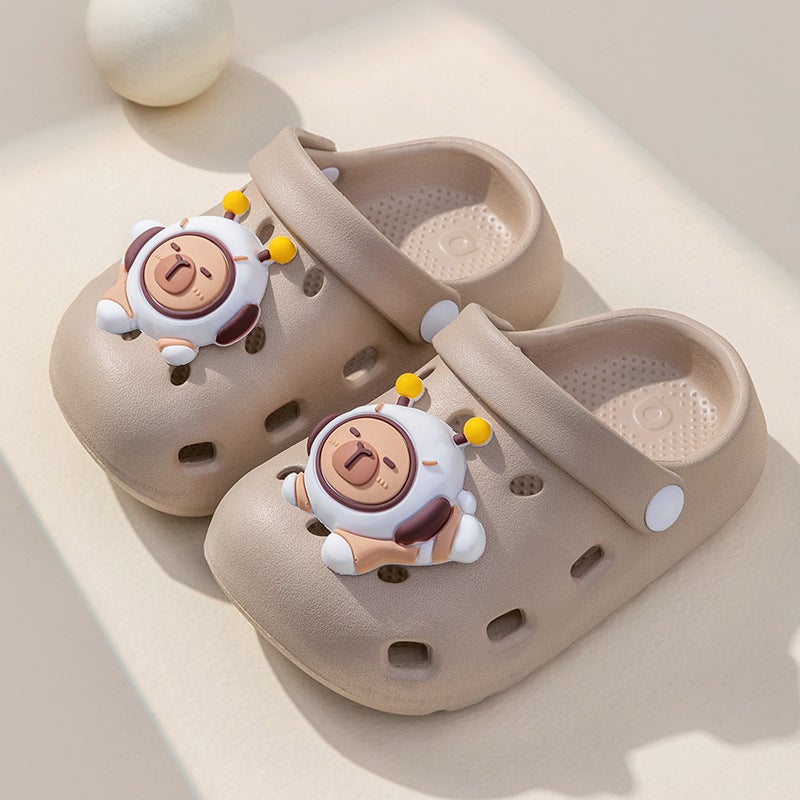 Summer Children'S Clogs For Boys And Girls, Non-Slip, Comfortable, Parent-Child Matching, Closed-Toe, Breathable, Outdoor Beach Sandals For Kids - Image 5