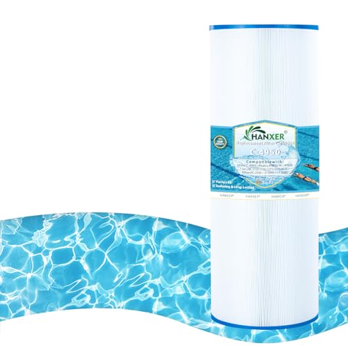 HANXER® PRB50-IN Spa Filter Cartridge Replaces for C-4950, 413-212-02, Filbur FC-2390, 03FIL1600, 17-2380, J200 Series, SD-00201, SD-00455, 40506, 50 Sq.Ft Hot Tub Filter, 1 Pack - Image 1
