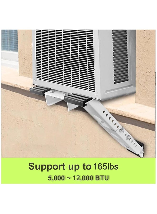 Universal Heavy-Duty Window Air Conditioner Support Bracket - Holds Up to 165lbs for Secure AC Installation and Stability.  - Image 4