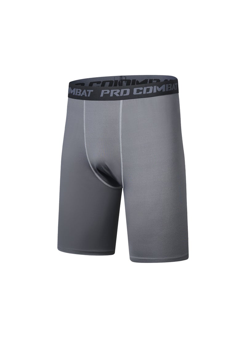 Mens Quick-Dry Basketball Shorts Fitness Running Gray Gray Line 
