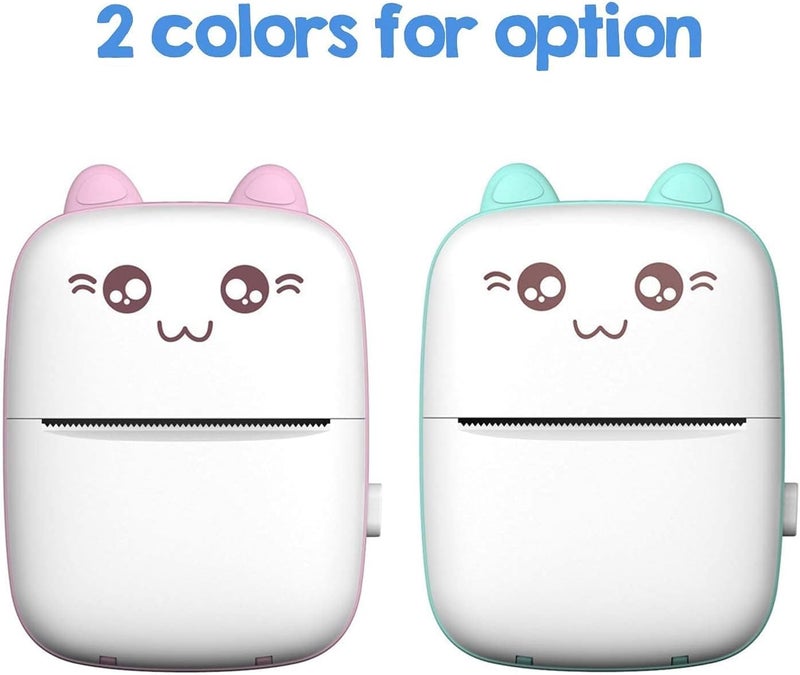 Smart Fitter Mini BT Thermal Printer – Pocket-Sized Wireless Printer with Thermal Paper & USB Charging for Notes, Photos & Documents - Image 1