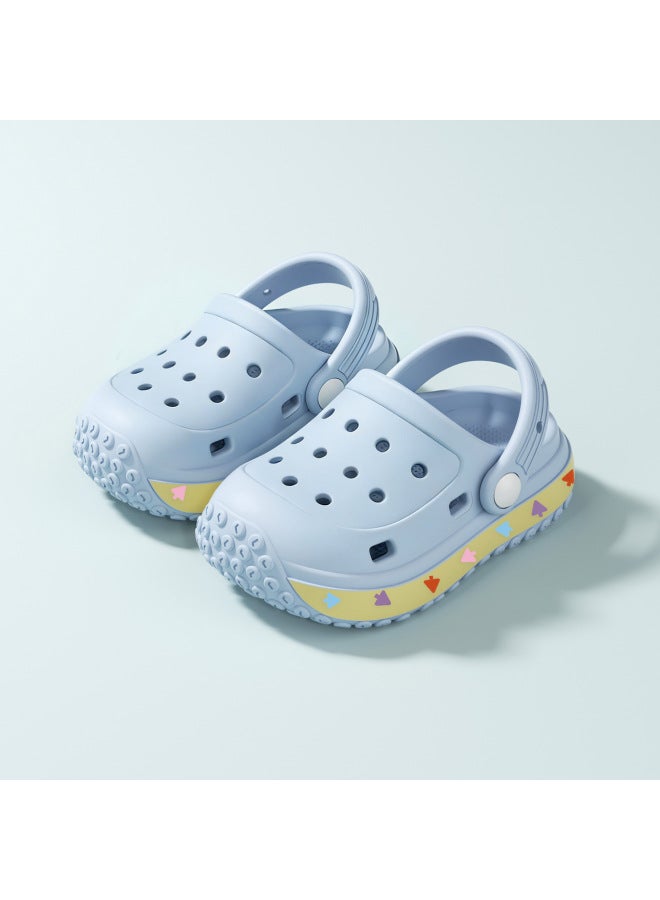 Cartoon Rabbit Children's Closed-toe Slippers, Cute Home Slippers For Kids, Outdoor Sandals For Young Girls, Baby Clogs