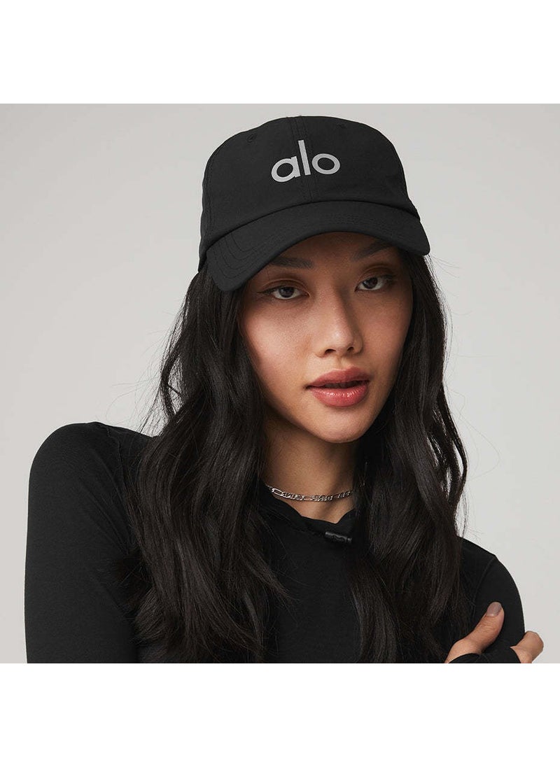 Generic - Alo Baseball Cap Sun Protection Casual Fashion Printed Black - Image 1