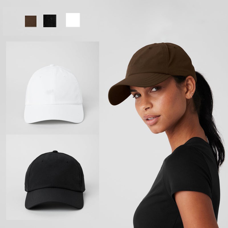 Alo Baseball Cap Sun Protection Casual Fashion Printed Black  - Image 4