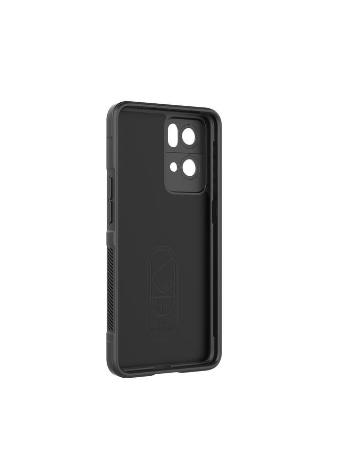S-TOP Case For OPPO Reno7 Pro 5G Magic Shield TPU + Flannel Phone Case - Image 3
