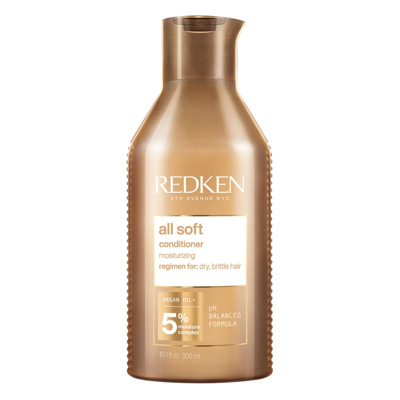 REDKEN بلسم ريدكن أول سوفت | للشعر الجاف والهش | يرطب ويوفر نعومة مكثفة | مع زيت الأركان | 10.1 أونصة سائلة - Image 1