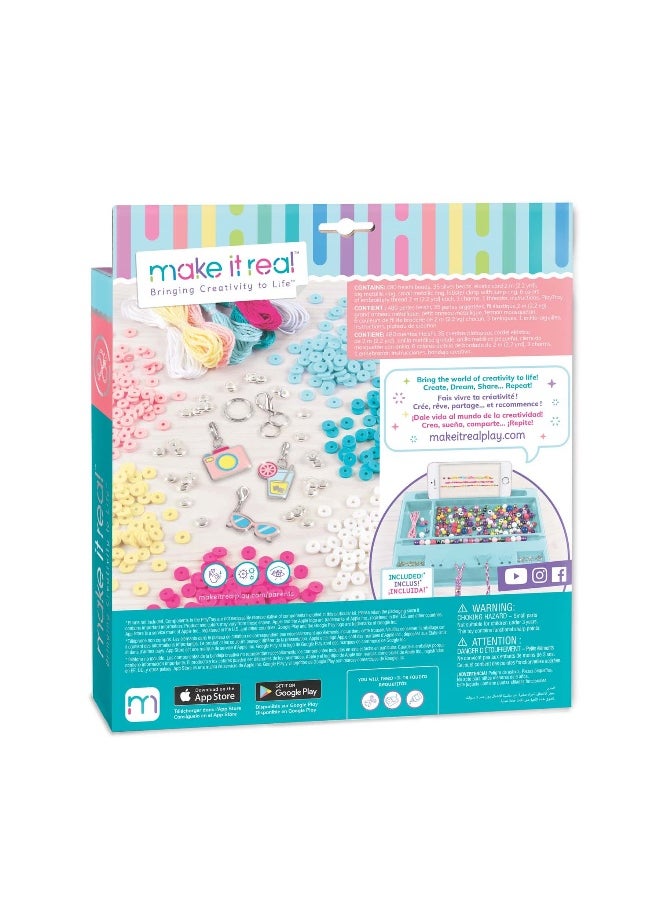 Make It Real Summer Vibes Heishi Bead Diy Bracelet Kit (531 Pieces)  - Image 2
