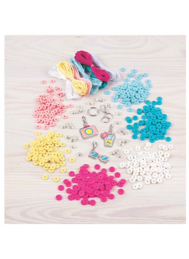 Make It Real Summer Vibes Heishi Bead Diy Bracelet Kit (531 Pieces)  - Image 3