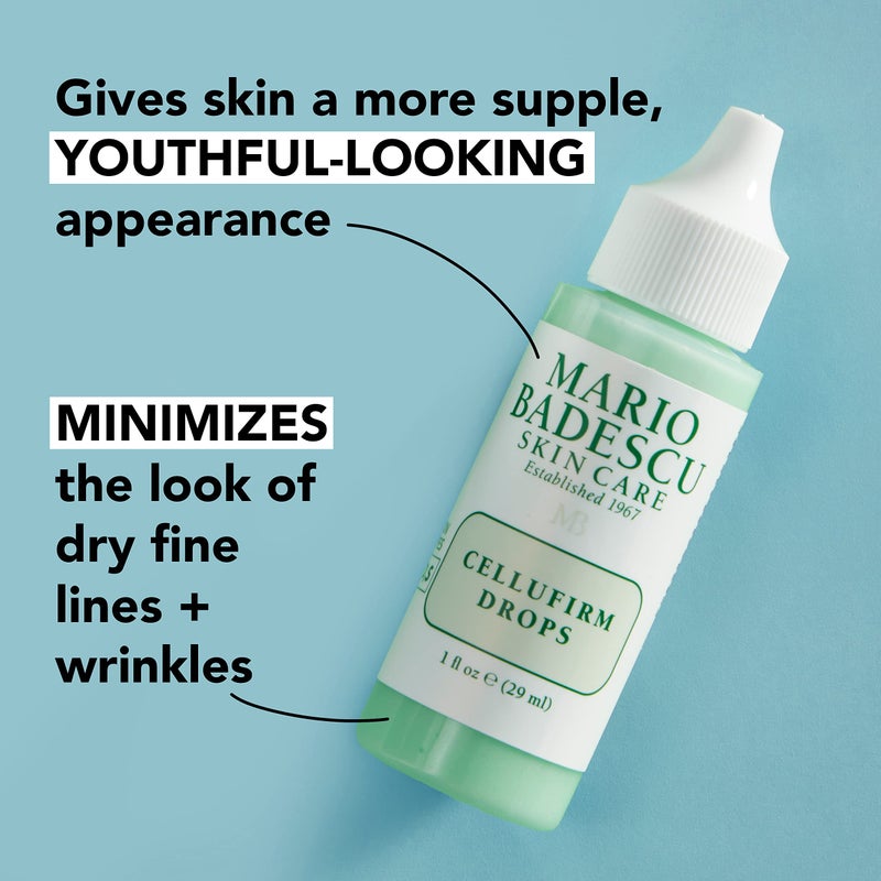 Mario Badescu Cellufirm Drops for Combination, Dry and Sensitive Skin, Anti-aging Serum with Collagen & Elastin, Softens the Look of Fine Lines & Wrinkles, 1 Fl Oz - Image 4