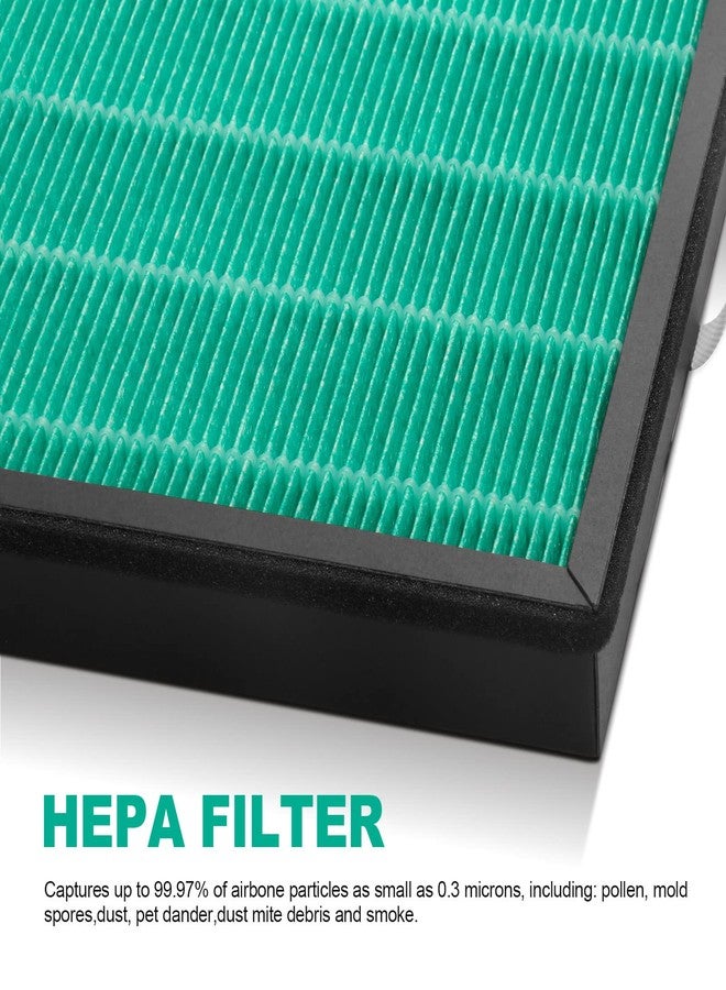 FCFMY 300 Replacement Filter Compatible with Coway AIRMEGA Max 2 300 / 300S Air Cleaner Purifier AP-1515H, 2 Stages Filtration of H13 True HEPA and Activated Carbon Filter, Part # AP-1515-FP - Image 4