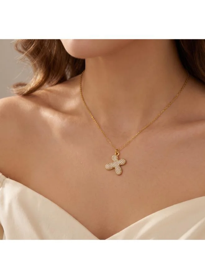 Rovaux  Letter X Bubble Initial Necklace for Women | Best Price UAE