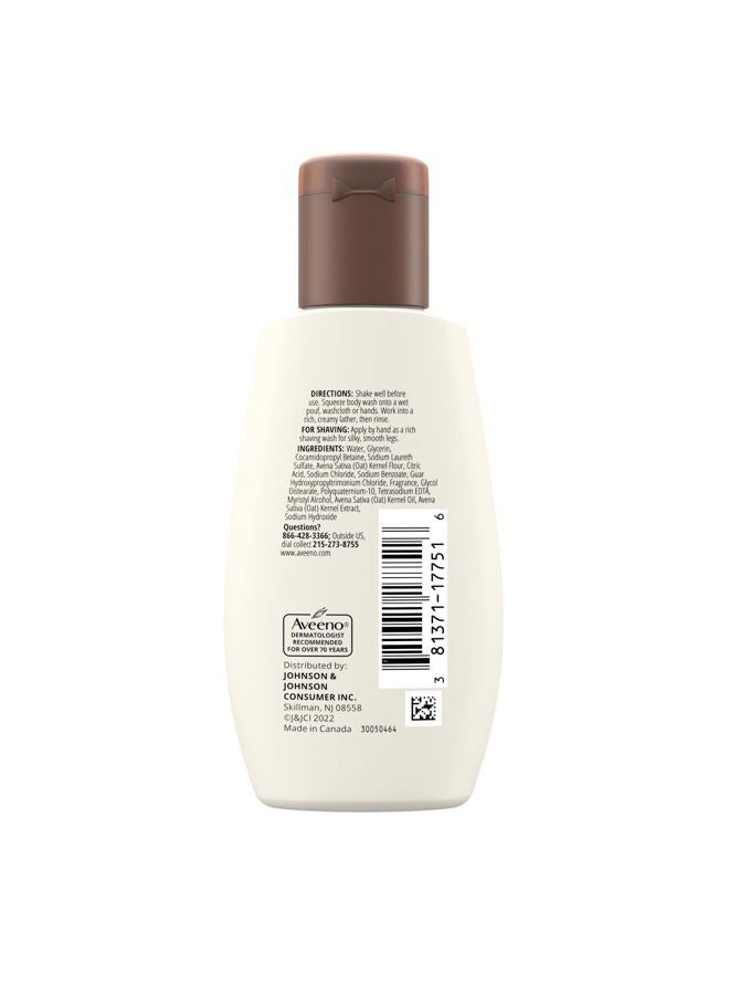 Aveeno Daily Moisturizing Body Wash, Travel Size, 2 Fluid Ounce (Pack of 6) - Image 4