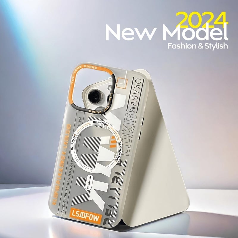 KASTWAVE Frosted Phone Case For Iphone 16 Pro Max, Shockproof Grain Phone Case, Slim Frosted Fingerprint Resistant Cover With Drop Proof Airbags, Compatible With Magsafe, Black - Image 1