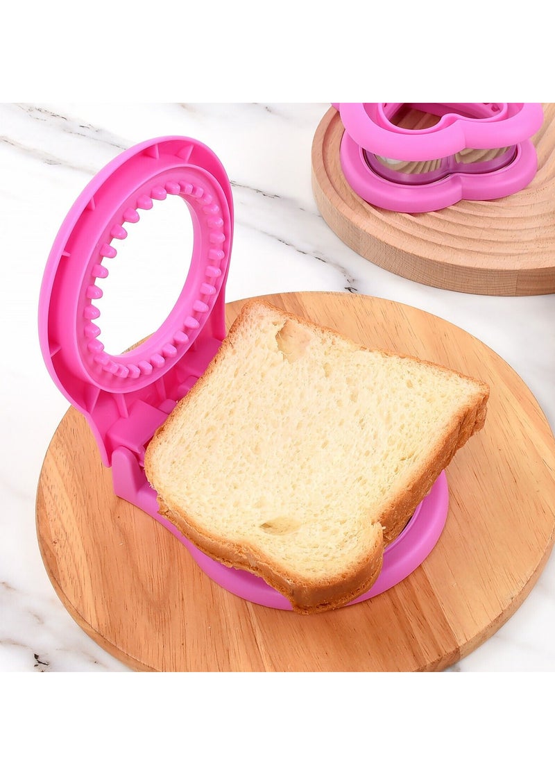 Bread Edge Cutter and Sandwich Maker Rounded Shape and Multicolour Randomly Assorted