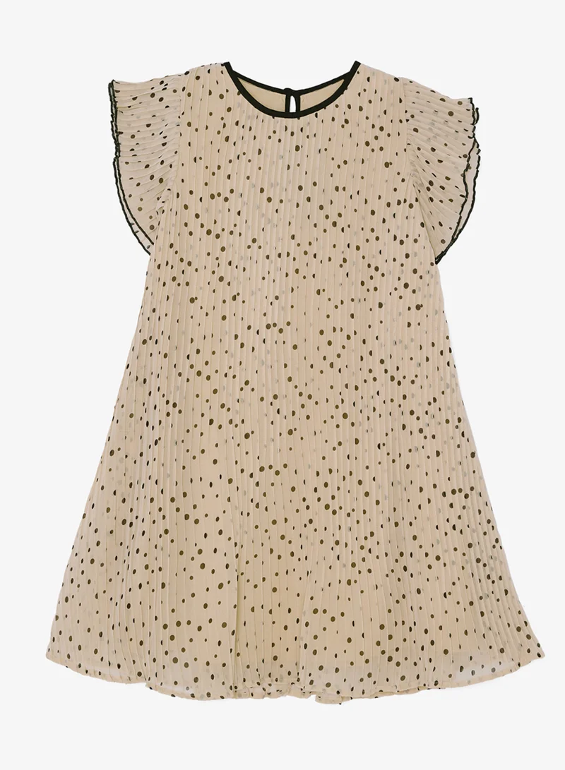 ريبلز مع نمشي Girls Pleated A-line Dress