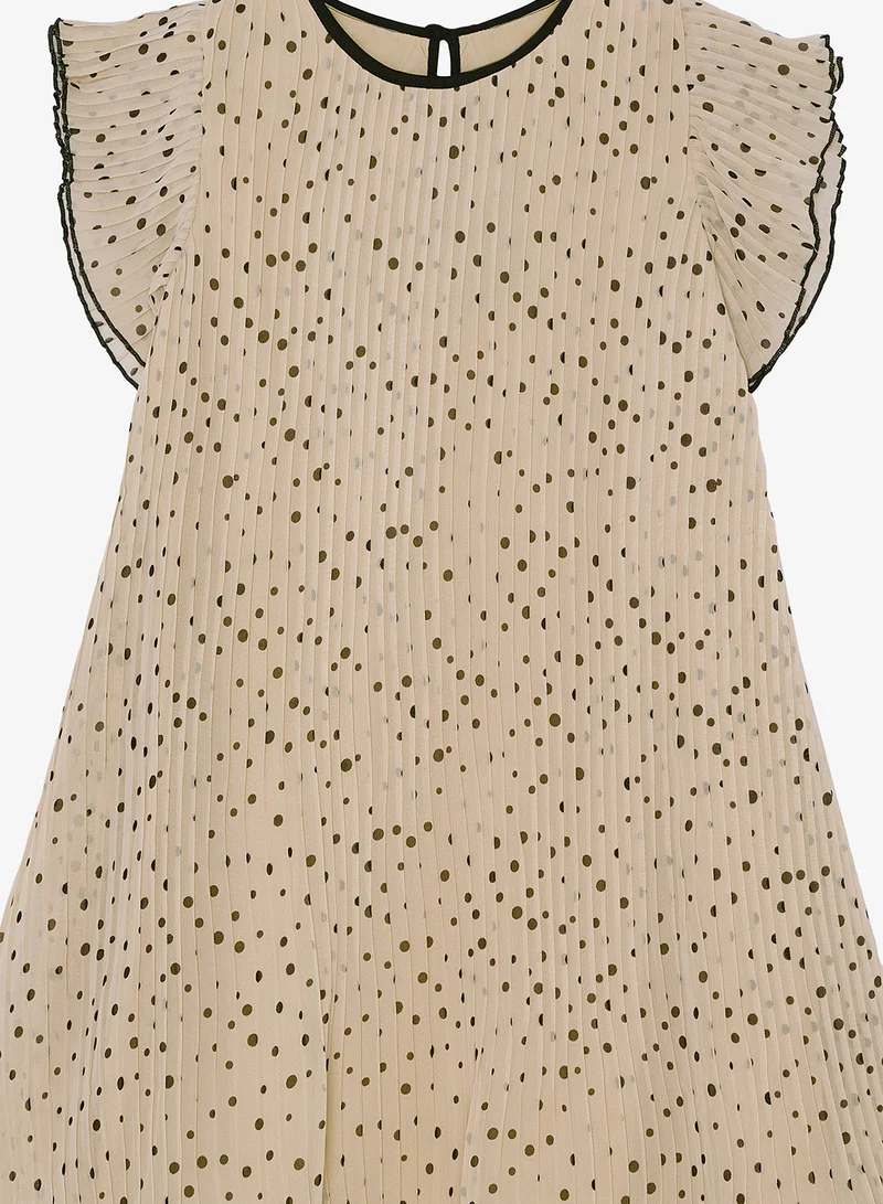 ريبلز مع نمشي Girls Pleated A-line Dress