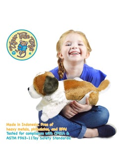 VIAHART Viahart Bernadette The Saint Bernard Dog Soft Plush Toy for Kids | Huggable Stuffed Animals| Fluffy Toys for Baby, Children, Toddler | Polyester Fabric | Polypropelene Filling | Recommended Age 3+  - Image 5