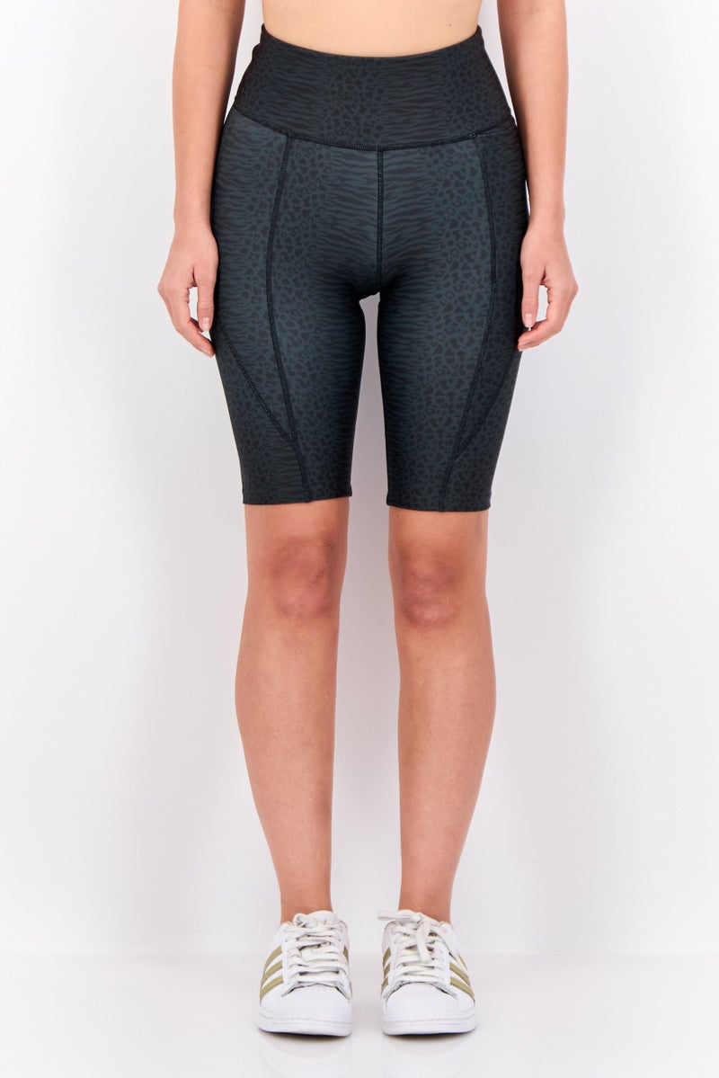 Reebok Women Sportswear Fit Training Shorts, Grey - Image 1