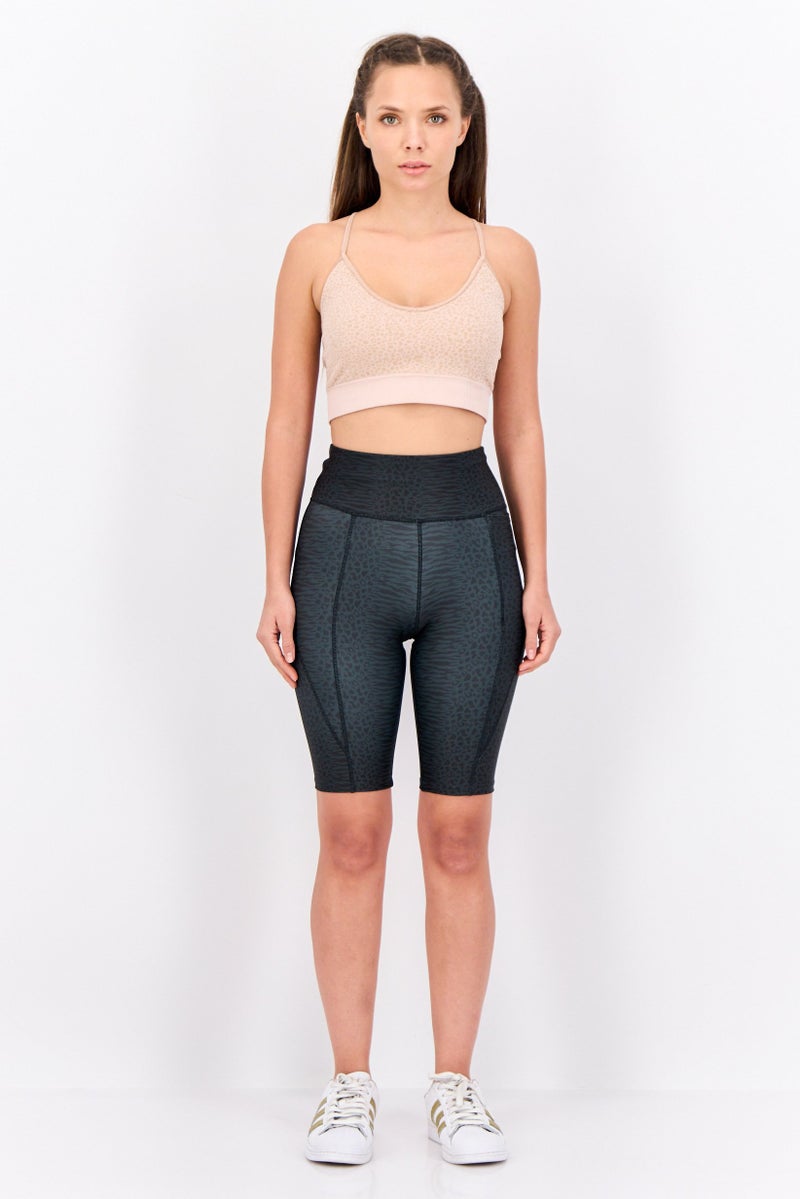 Reebok Women Sportswear Fit Training Shorts, Grey - Image 2