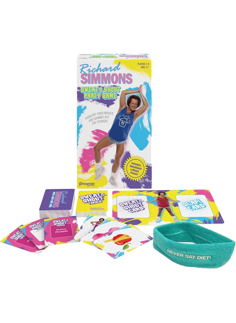 Pressman Pressman Richard Simmons Sweat  Shout Party Game  The Show Off Your Moves  Shimmy Off The Pounds Game  - Image 2
