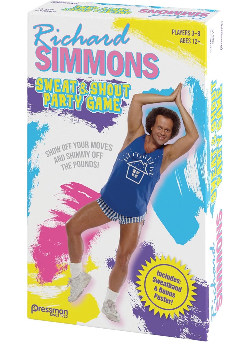 Pressman Pressman Richard Simmons Sweat  Shout Party Game  The Show Off Your Moves  Shimmy Off The Pounds Game  - Image 5