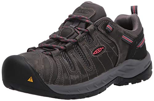 KEEN Utility Womens Keen Flint II Steel Toe Work Shoe MagnetRose