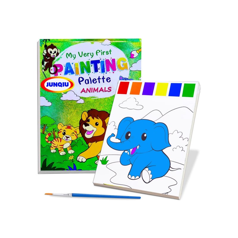 SOLARAE Water Color Paint Sets for Kids, Paint with Water Coloring Books, Pocket Mess Free Coloring for Toddlers, Magic Paint Set for Kids, Arts & Crafts Kit for Kids, Travel Activity, Animals - Image 1