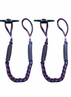 SYOSI 2Pcs Boat Dock Line, Bungee Cords for Boats, Boating Gifts Men, Accessories, Pontoon Perfect Jet Ski, SeaDoo, Yamaha WaveRunner, Kayak, (4 Feet)  - Image 1