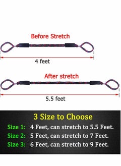 SYOSI 2Pcs Boat Dock Line, Bungee Cords for Boats, Boating Gifts Men, Accessories, Pontoon Perfect Jet Ski, SeaDoo, Yamaha WaveRunner, Kayak, (4 Feet)  - Image 5