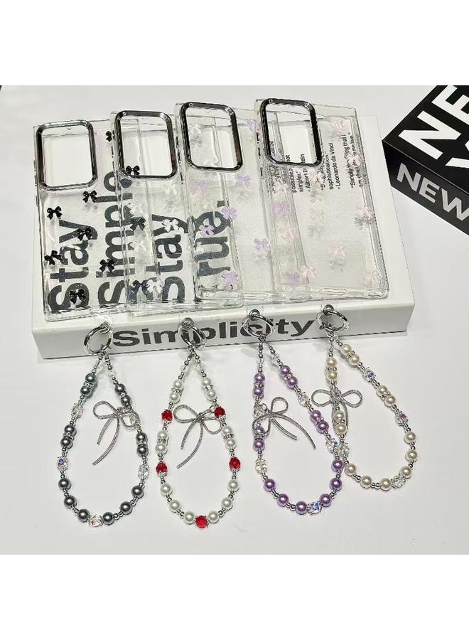 S-TOP Case For Samsung Galaxy A16 5G Little Fresh Bow Bracelet Chain TPU Phone Case - Image 2