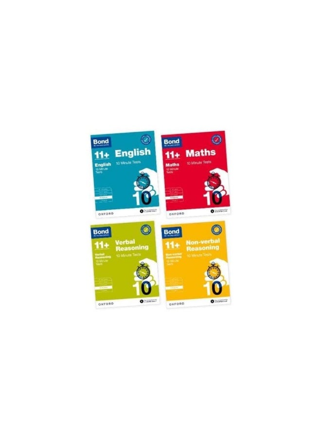 Bond 11+: Bond 11+ 10 Minute Tests Bundle with Answer Support 8-9 years - Image 2