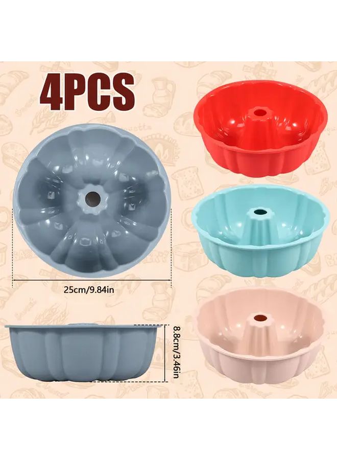 Grey Pumpkin Shaped Circular Cake Mold Non Stick Baking Tray Reusable Heat Resistant - Image 4