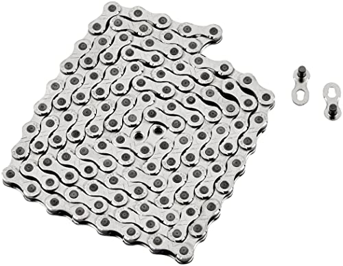KMC Unisex's E10 Chain, Silver, 122 Link - Image 2
