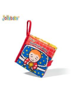 Generic Jollybaby Three-dimensional Tail Cloth Book Early Education Baby Tearable 6-12 Months Baby Early Education Toy Cloth Book-Color:Good Night Cloth  - Image 1