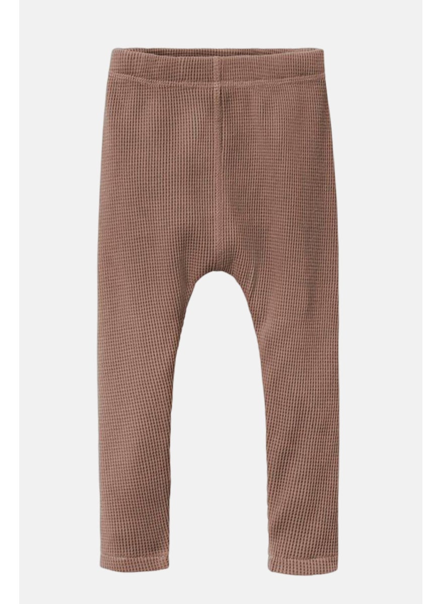 Tchibo - Toddlers Girl Embroidered Pants, Taupe - Image 1