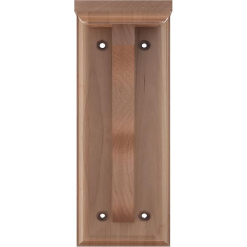 Ekena Millwork BKT03X07X09HACH Hamilton Traditional Wood Brackets, 3 1/2"W x 7"D x 9"H , Cherry - Image 2
