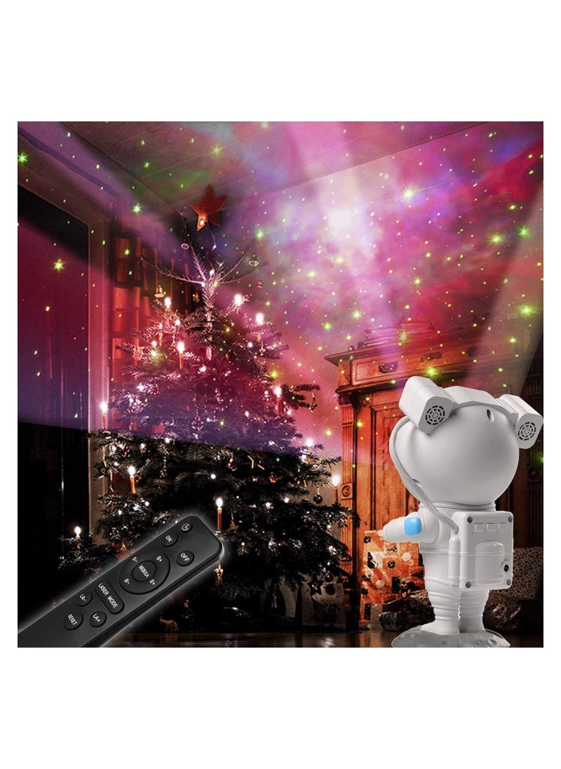 Astronaut Star Projector, Night Light Projector for Kids 7 Galaxy Lighting Ceiling Stars, 360°Adjustable Remote Control Space Projector for Bedroom, Nursery and Childrens Room - Image 3