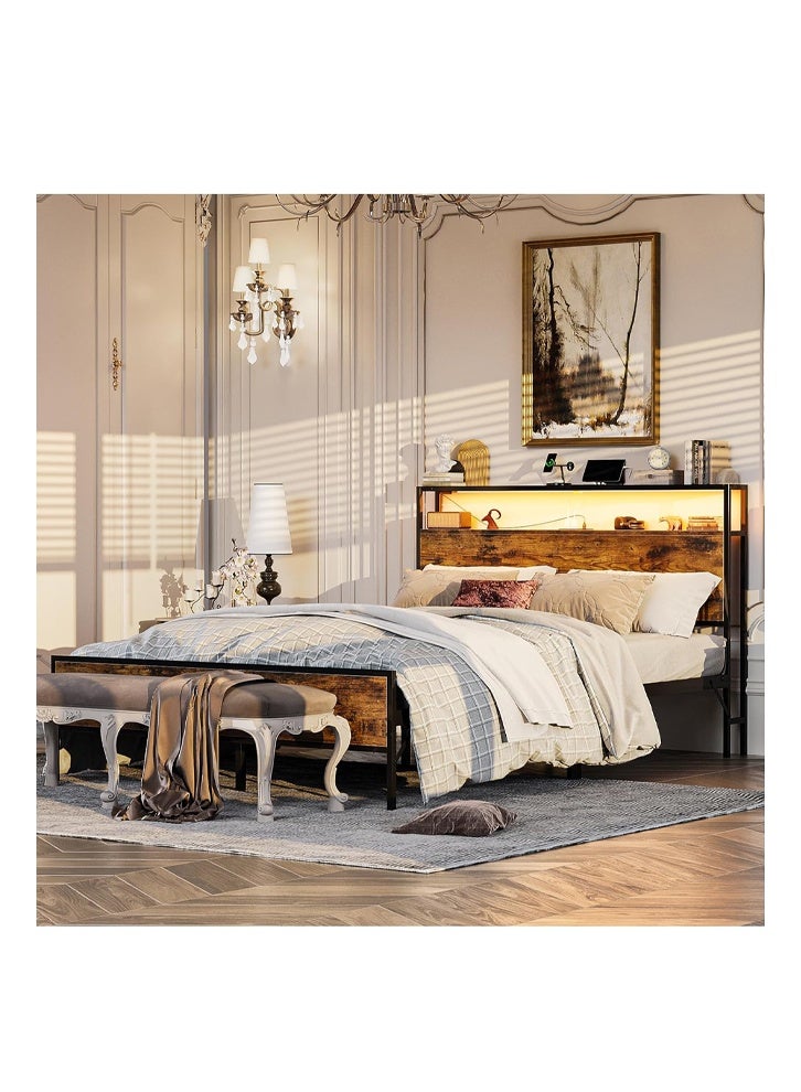 NKX Double Bed Base and Storage Headboard For Bedroom to Decore the Room - Image 2