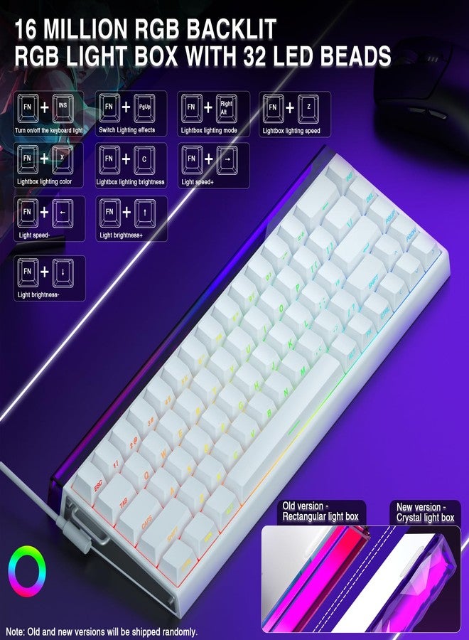 AULA Hero 68 HE 60% Gaming Keyboard Wired, Hall Effect Magnetic Switch Keyboard with Adjustable Actuation, Fast Trigger Mode, 8K Hz Polling Rate, 0.125ms Latency,Side Printed PBT Keycaps, RGB Backlit - Image 3