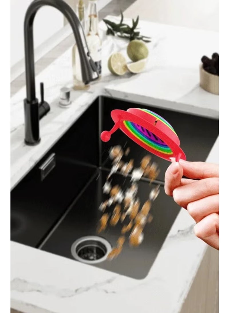 Mobee Sink Mesh Strainer Cover Sink Floor Drain Cute Sink Filter Bathroom Kitchen Strainer - Image 1