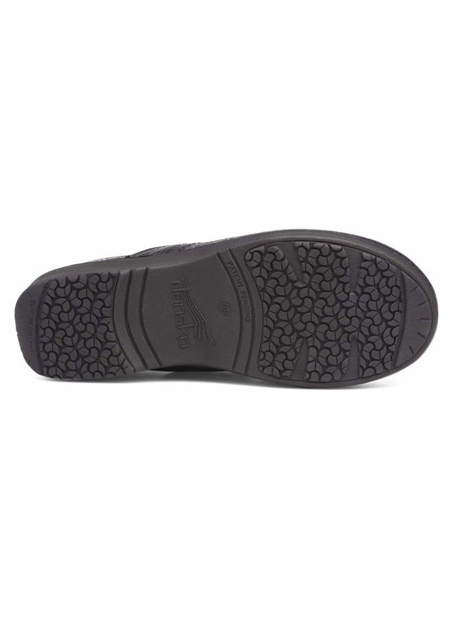 Dansko Women's XP 2.0 Clogs - Lightweight Slip-Resistant Footwear for Comfort and Support - Ideal for - Nursing, Veterinarians, Food Service, Healthcare, Black Tooled Floral, 8.5-9 - Image 3